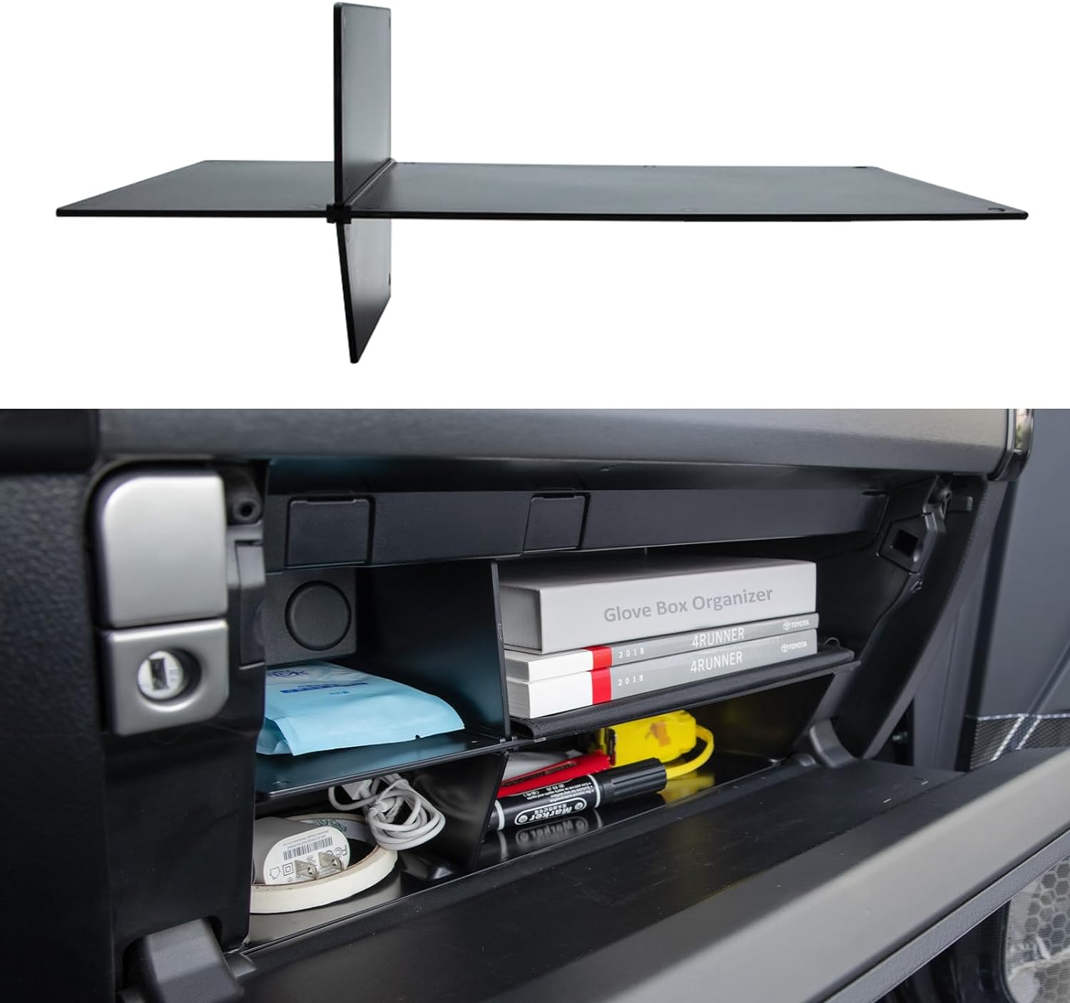 Model Kit Runner Organizer - Accessories Glove Box For Toyota 4Runner
