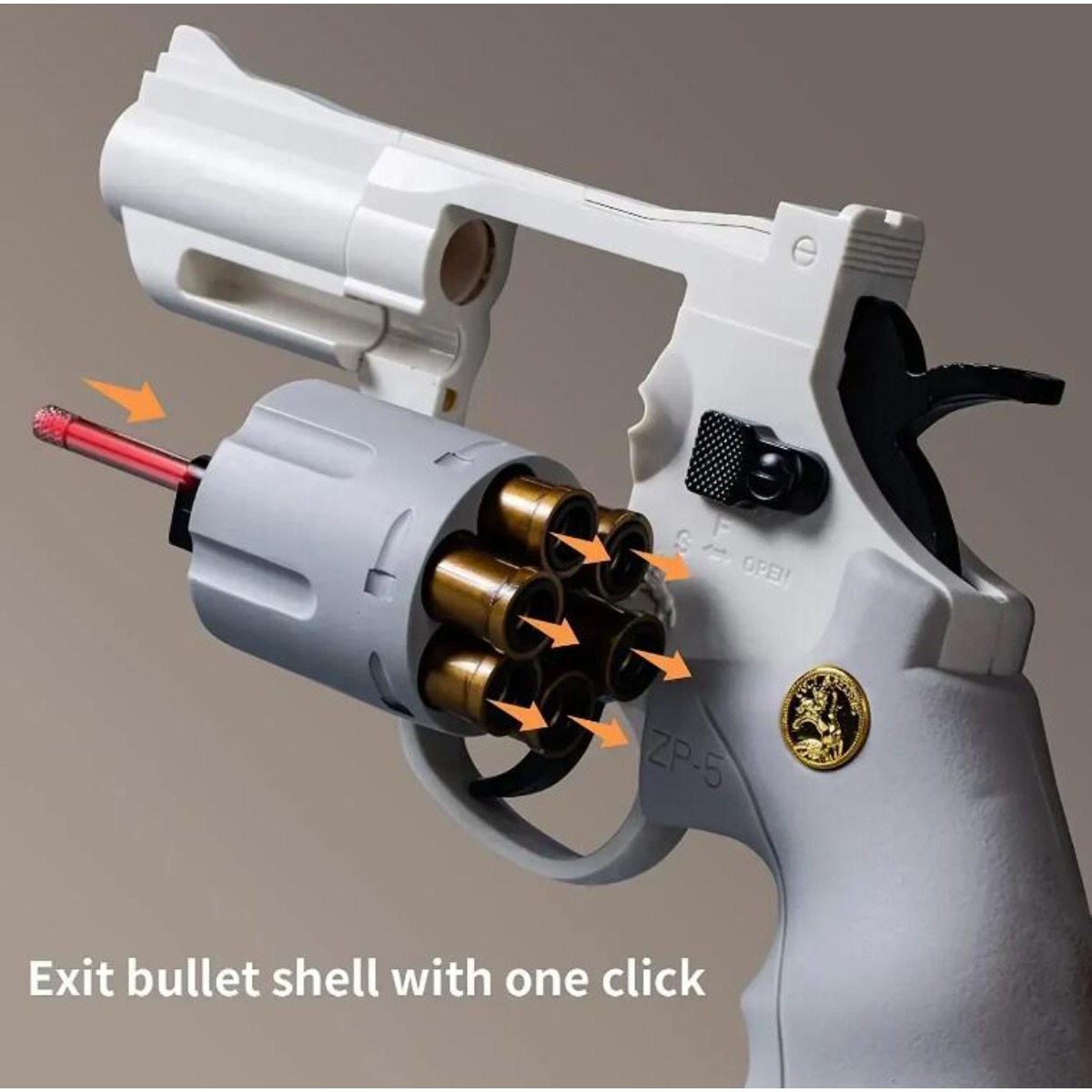Model Kit Revolver - Continuous Fire ZP5 357 Revolver Launcher