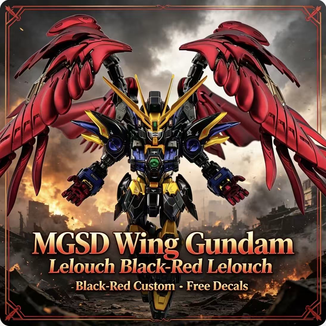 Model Kit Tristan - MGSD Wing Lelouch Color Scheme Airbrush