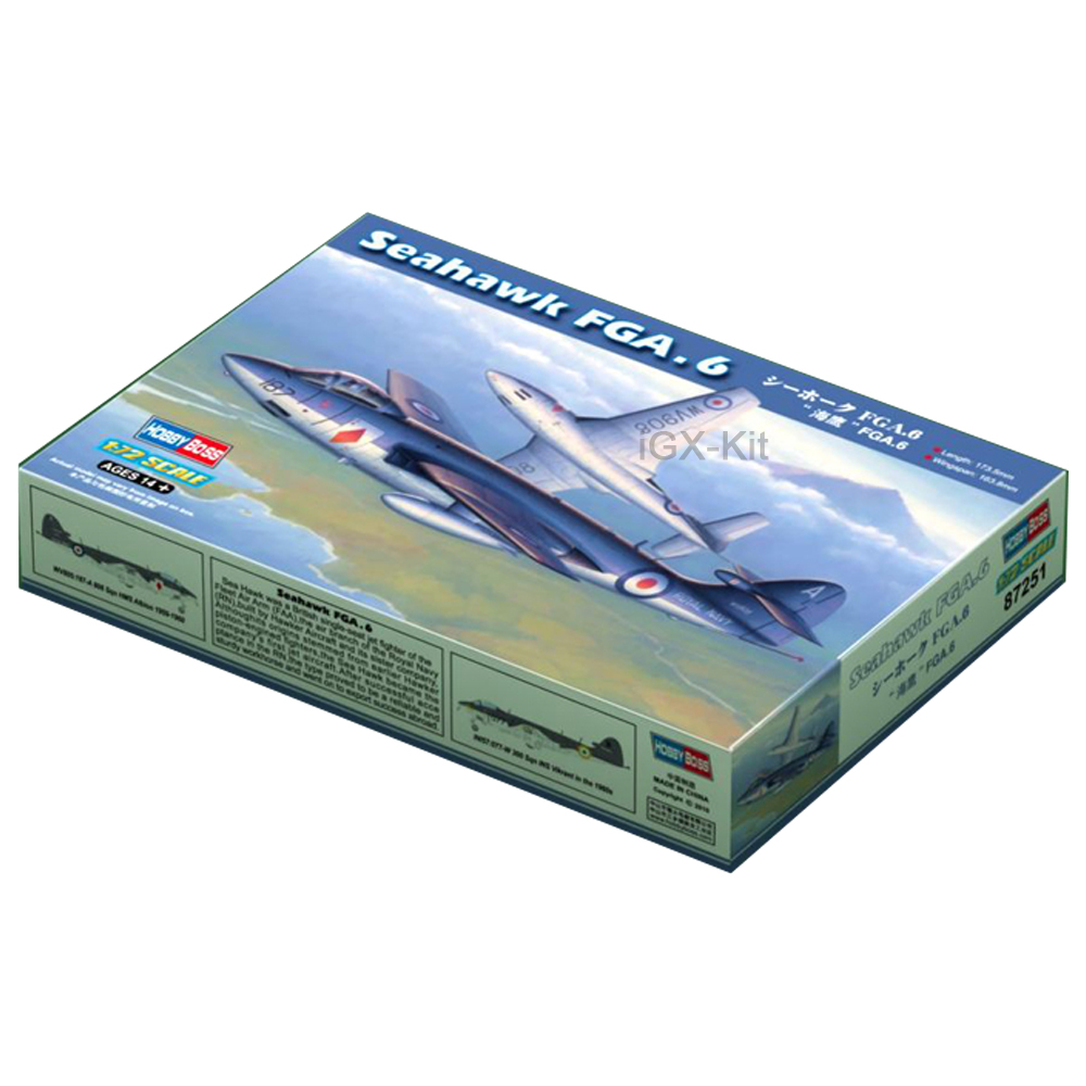 Model Kit Jet - HobbyBoss 87251 1/72 Scale British Seahawk
