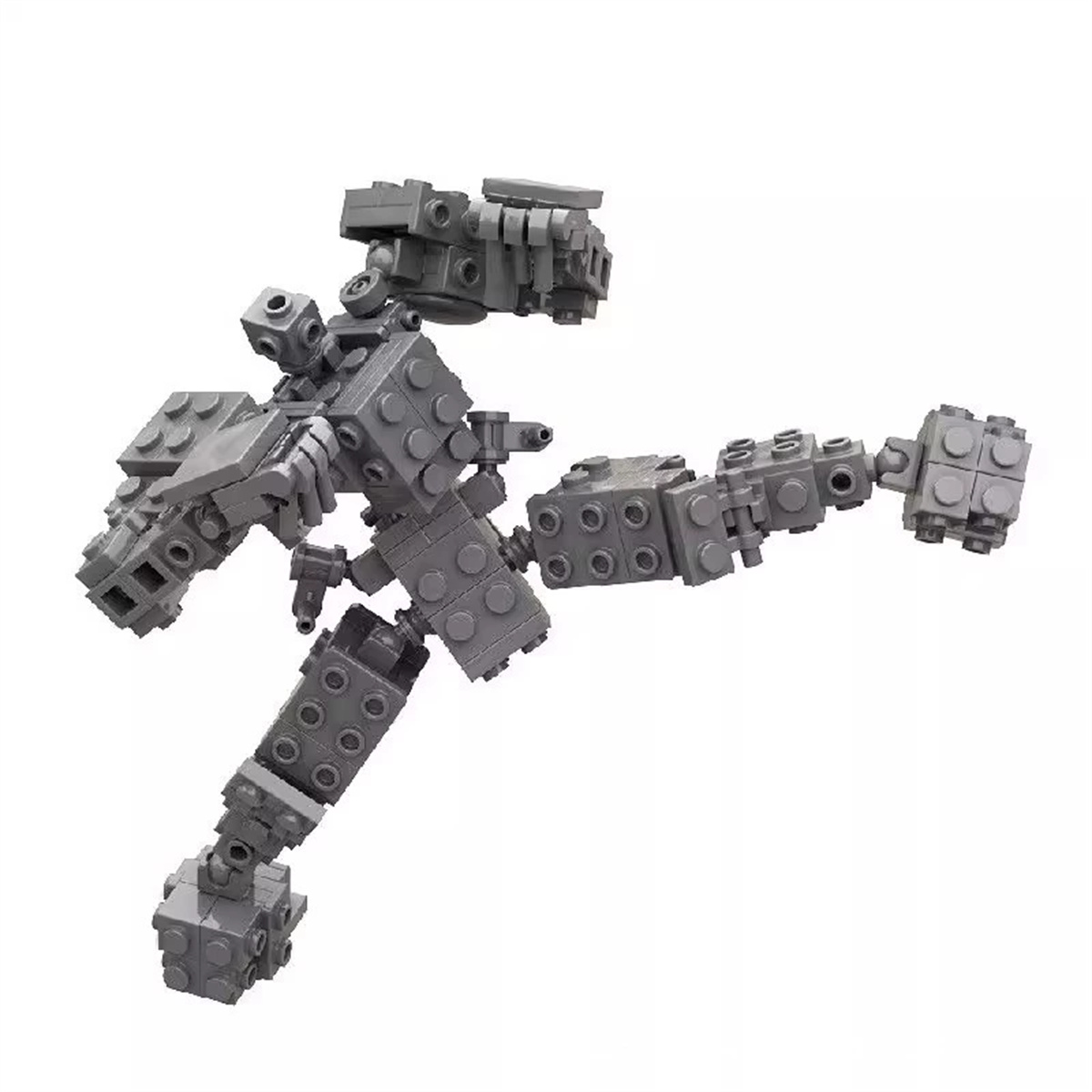 Model Kit Robocop - Puzzel Plug Play Marionet Skelet Mecha