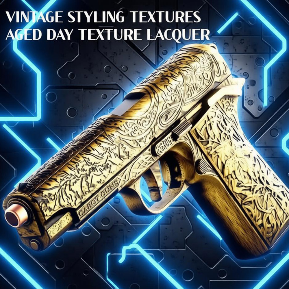 Model Kit Revolver - Fidget Gun Toy Best Pistol Shell
