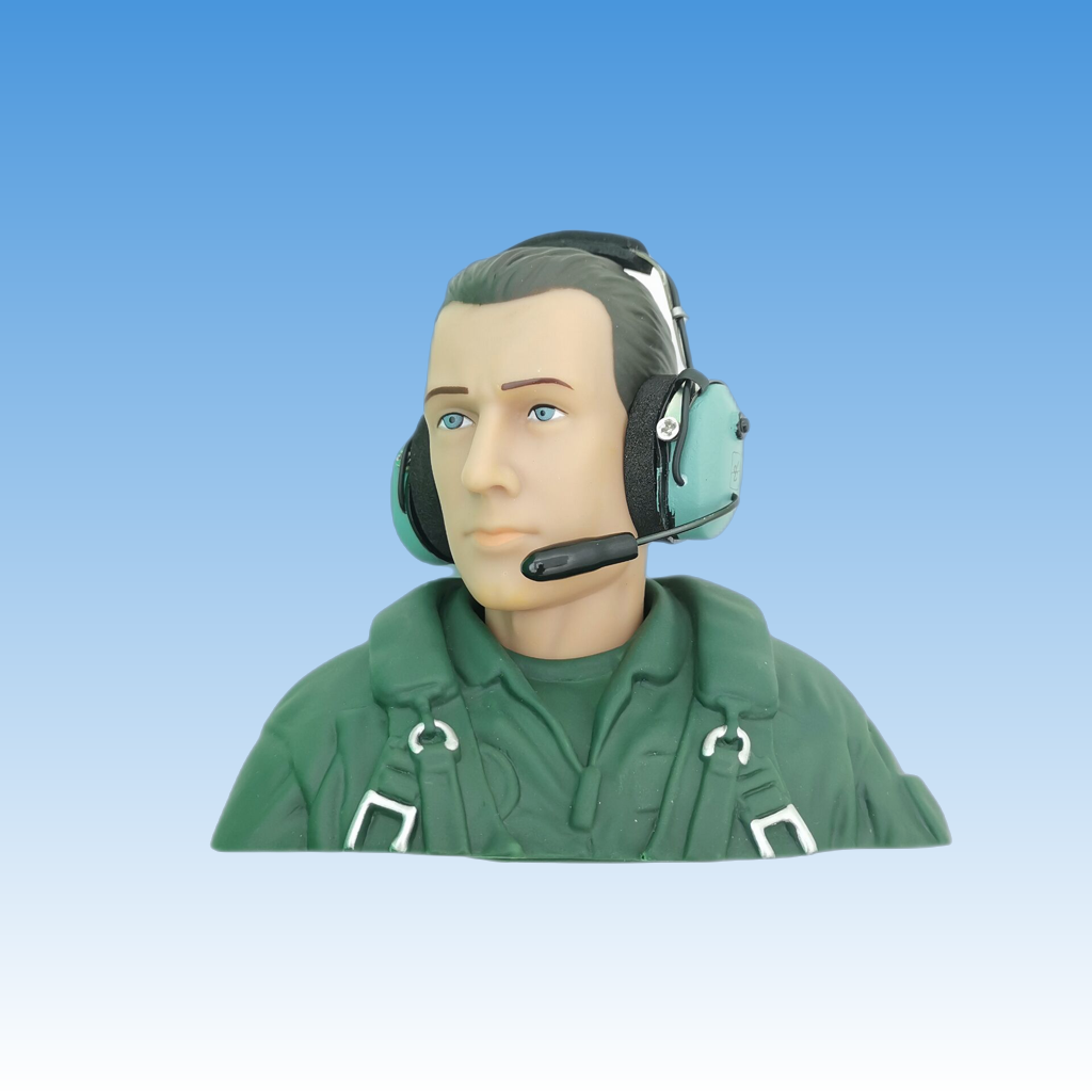 Model Kit Jet - Figure Pilot Toy Model for turbine