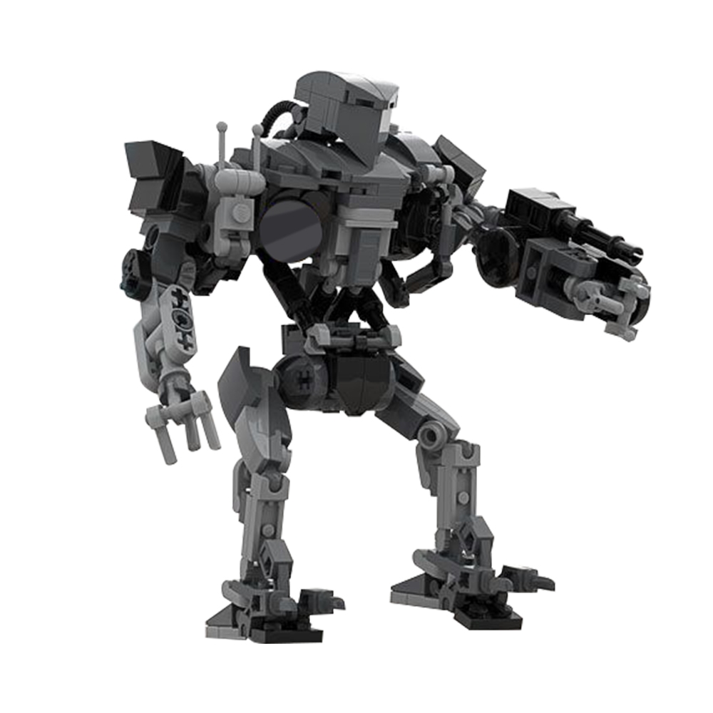 MOC RoboCoped Robot Building B - Model Kit Robocop ulasan dan harga