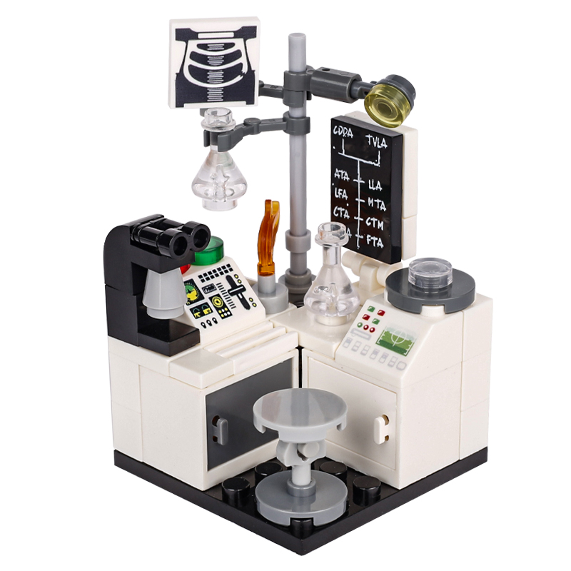 MOC City Laboratory Lab Buildi - Model Kit Zhao Yun ulasan dan harga
