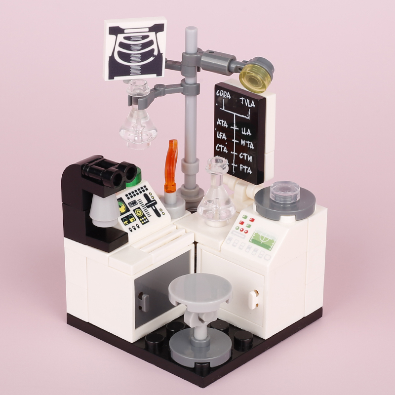 MOC City Laboratory Lab Buildi - Model Kit Zhao Yun ulasan dan harga