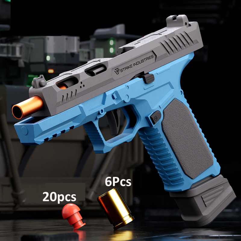 G17 Pistol Shell Throwing Cont - Model Kit Revolver ulasan dan harga