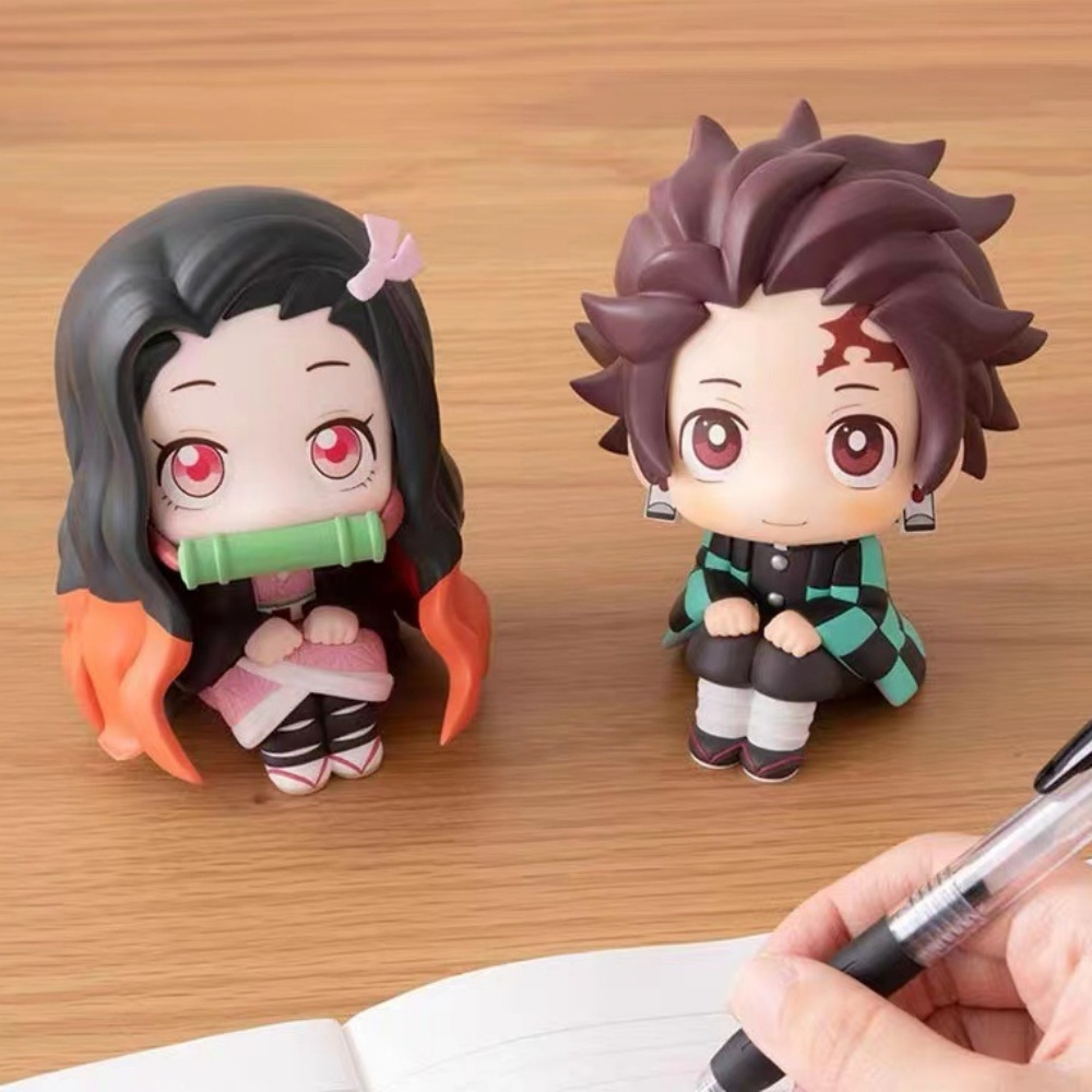 Kawaii Anime Demon Slayer Figu - Model Kit Nezuko ulasan dan harga