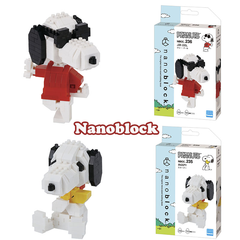 Nanoblock Peanuts Series Joe C - Model Kit Japan ulasan dan harga