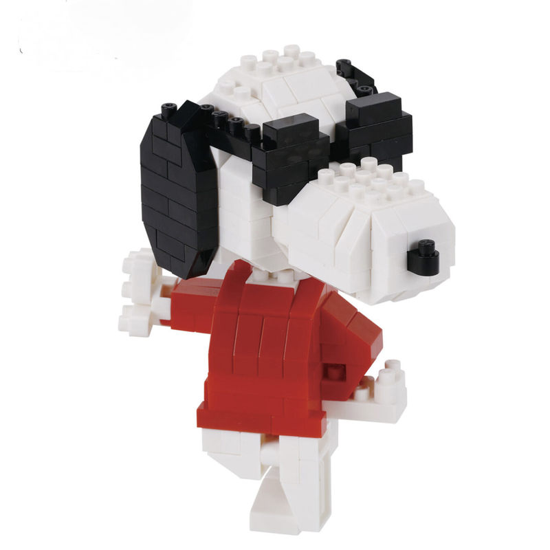 Nanoblock Peanuts Series Joe C - Model Kit Japan ulasan dan harga