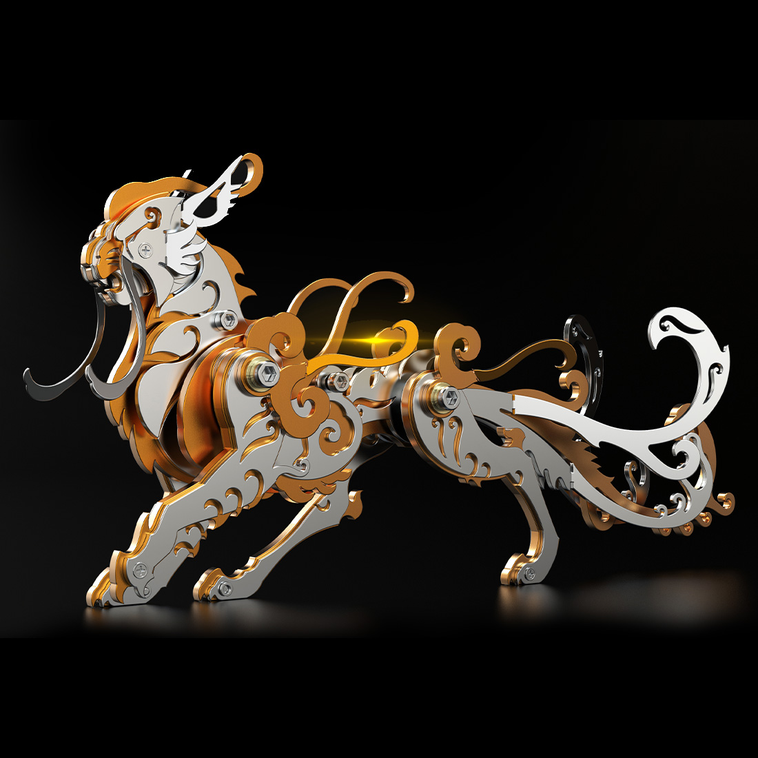 White Hu Tiger God Beast DIY M - Model Kit Keroro ulasan dan harga