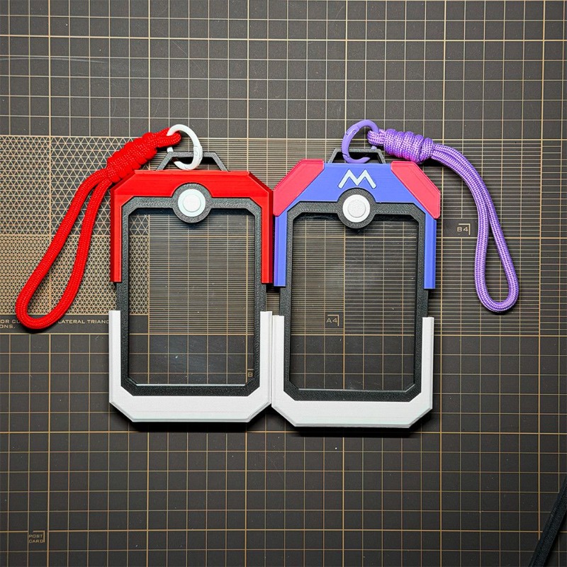 Poke Ball Vertical Card Holder - Model Kit Pokemon ulasan dan harga