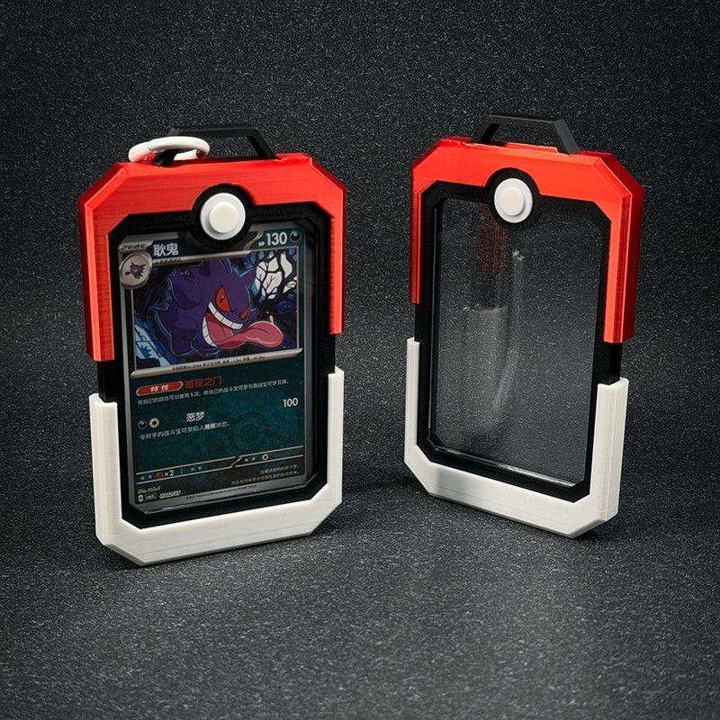 Poke Ball Vertical Card Holder - Model Kit Pokemon ulasan dan harga