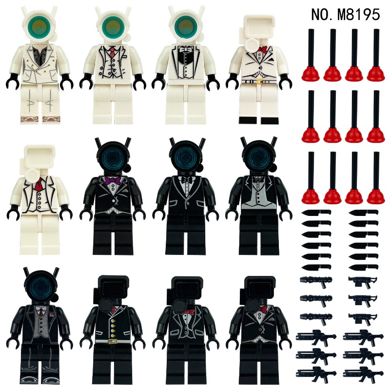 M8195 Suit monitor man buildin - Model Kit Zhao Yun ulasan dan harga