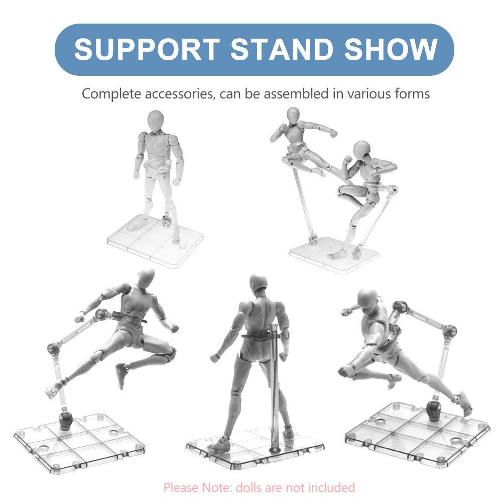 Clear Action Figure Stand,Asse - Model Kit Hg ulasan dan harga