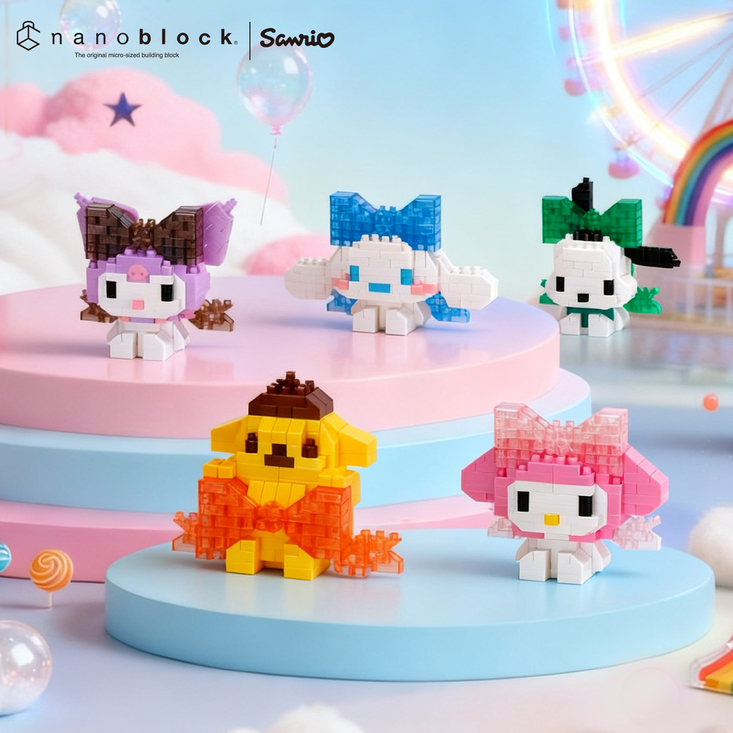 Nanoblock Sanrio Micro Buildin - Model Kit Japan ulasan dan harga