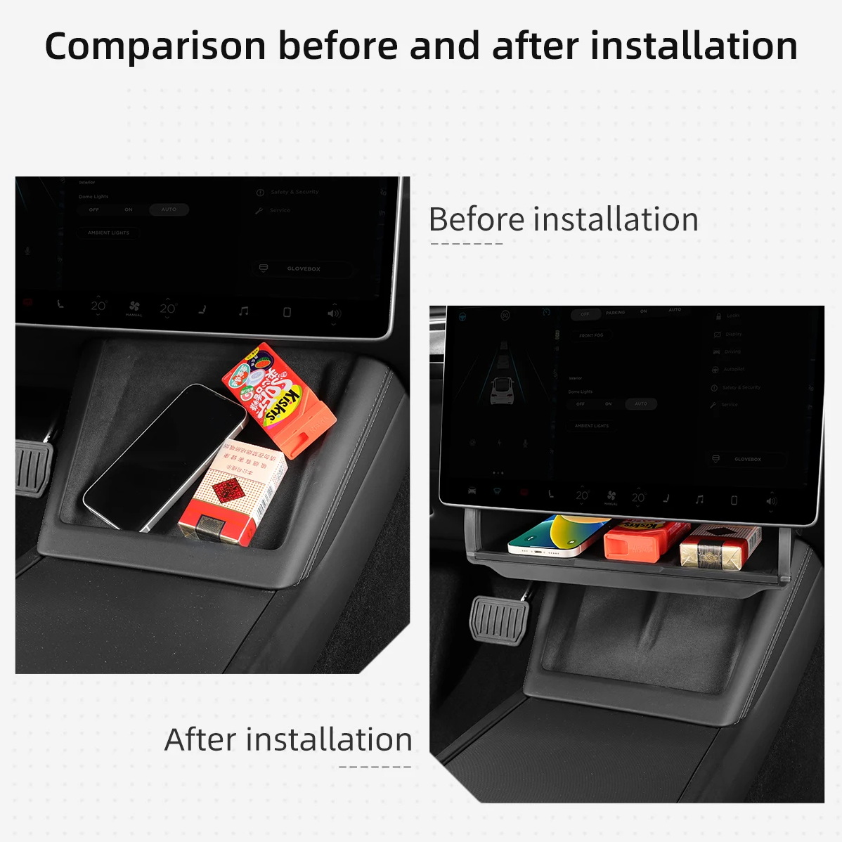 For Tesla Model Y Juniper 2025 - Model Kit Runner Organizer ulasan dan harga