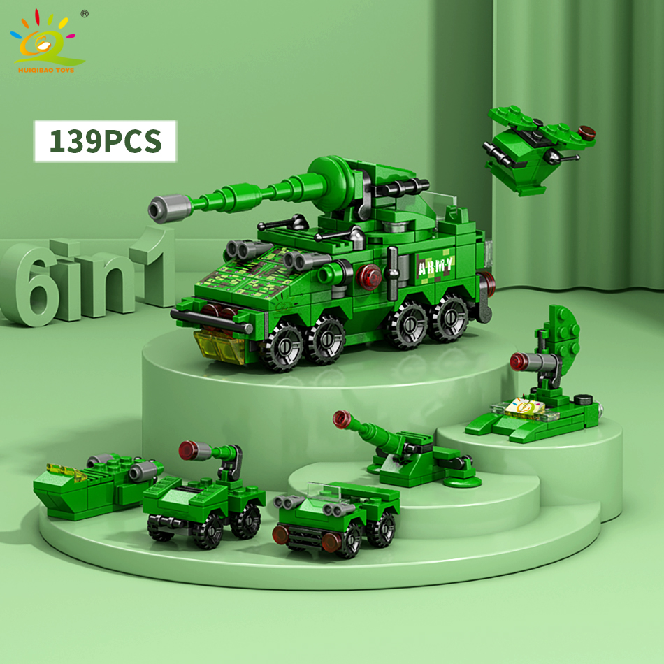 HUIQIBAO 6IN1 City Engineering - Model Kit Zhao Yun ulasan dan harga
