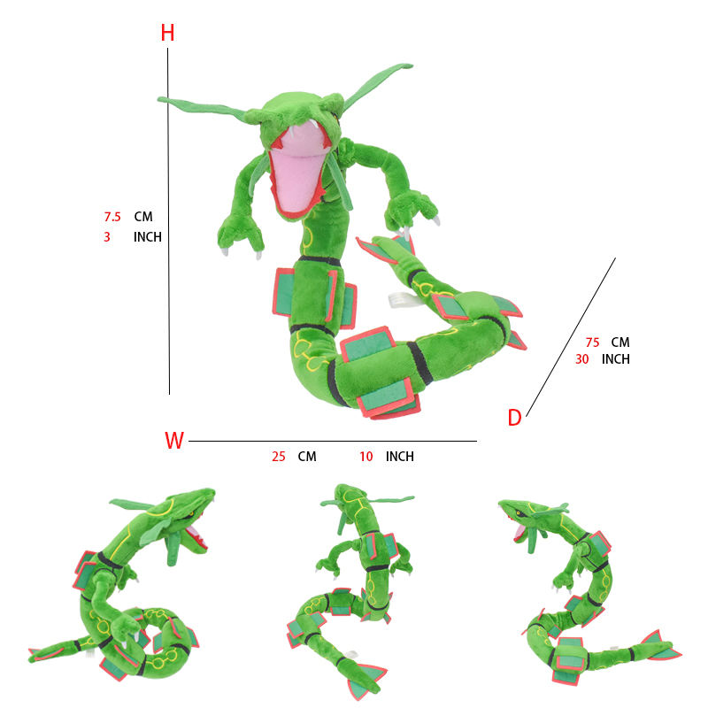 Pokemon Rayquaza Plush Doll So - Model Kit Rayquaza ulasan dan harga