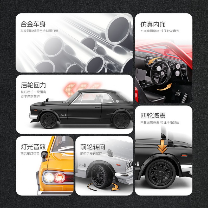 1:22 Nissan Skyline GT-R Hakos - Model Kit Nissan Skyline ulasan dan harga